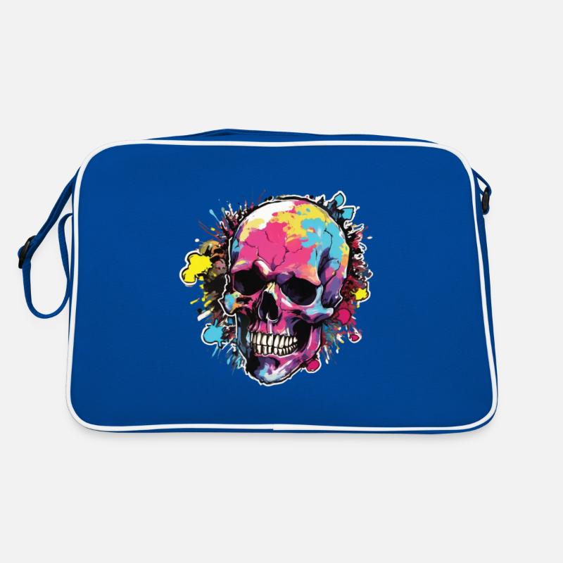 Skulls Skull Skull Skull Bones Retro Bag