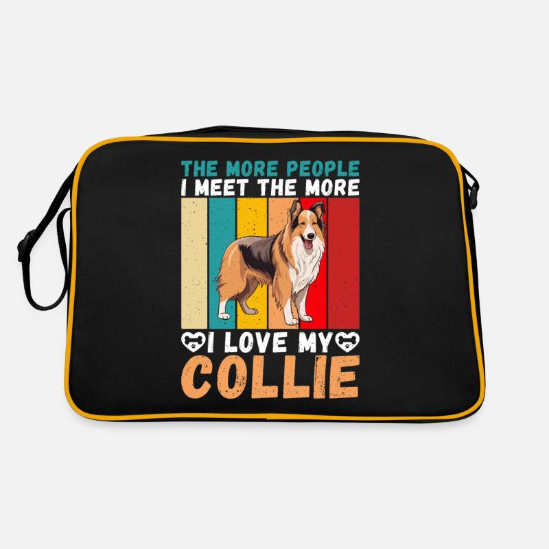 Cadeaux Collie Sac Retro