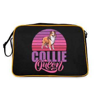 Cadeaux Collie - Sac Retro - noir/or - Dos