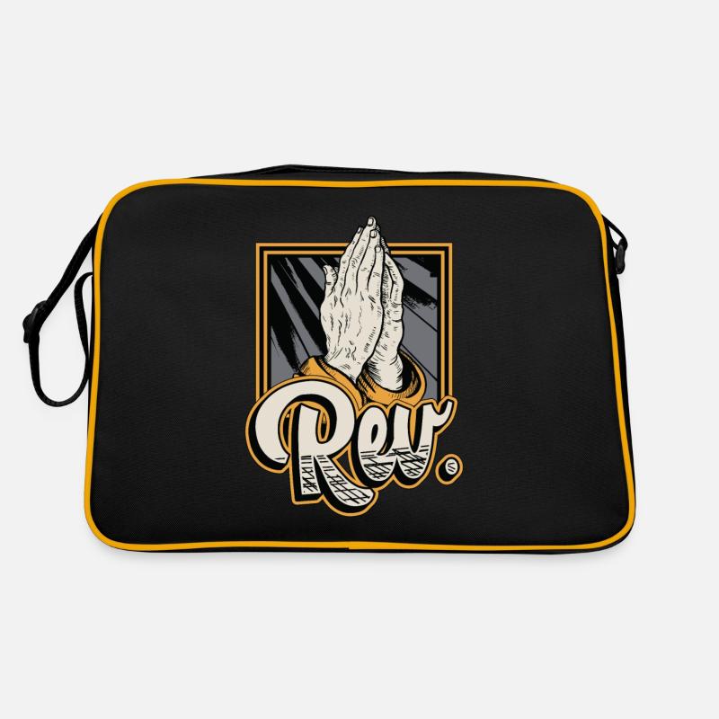 Clergé Révérend Religieux Aime prêcher Ecclésiastique Sac Retro