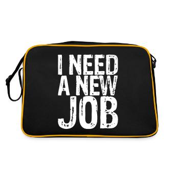 J’ai besoin d’un nouvel emploi 3 - Sac Retro - noir/or - Dos