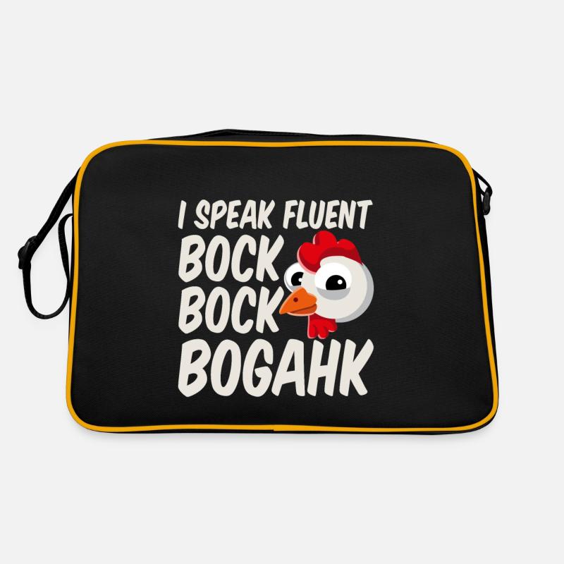 Je parle couramment Bock Bock Bogahk Sac Retro
