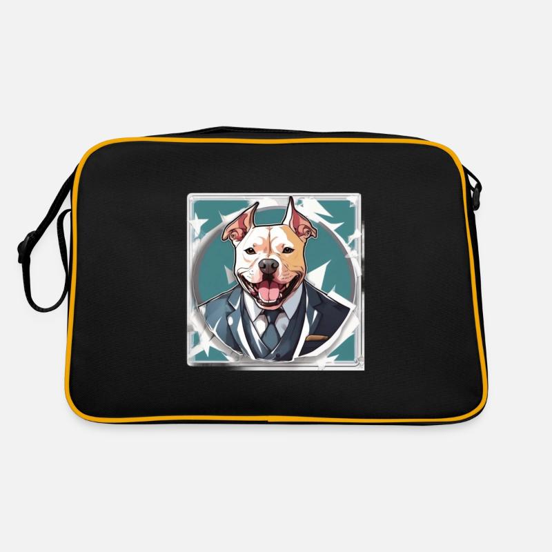 Pitbull Pitbull Dog Pitbull Clothing Pitbulls Retro Bag