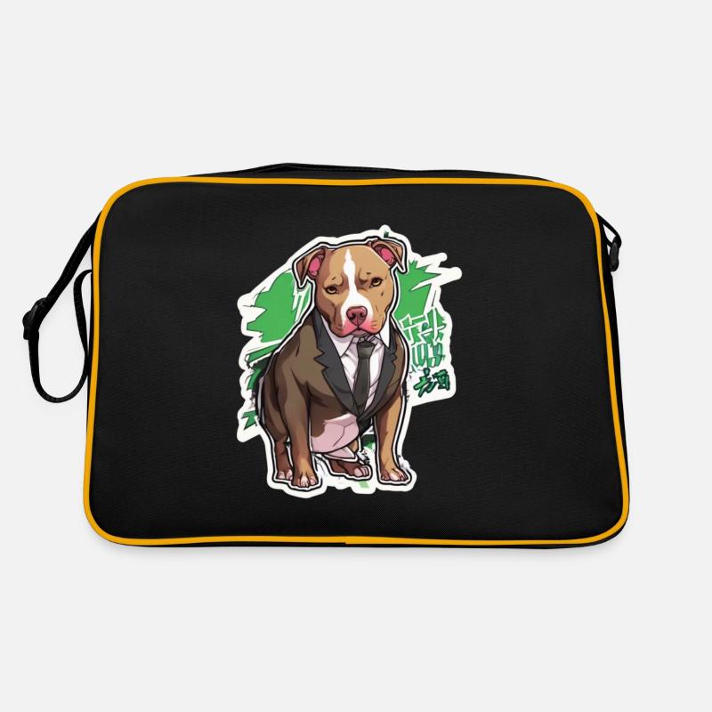 Pitbull Pitbull Dog Pitbull Clothing Pitbulls Retro Bag