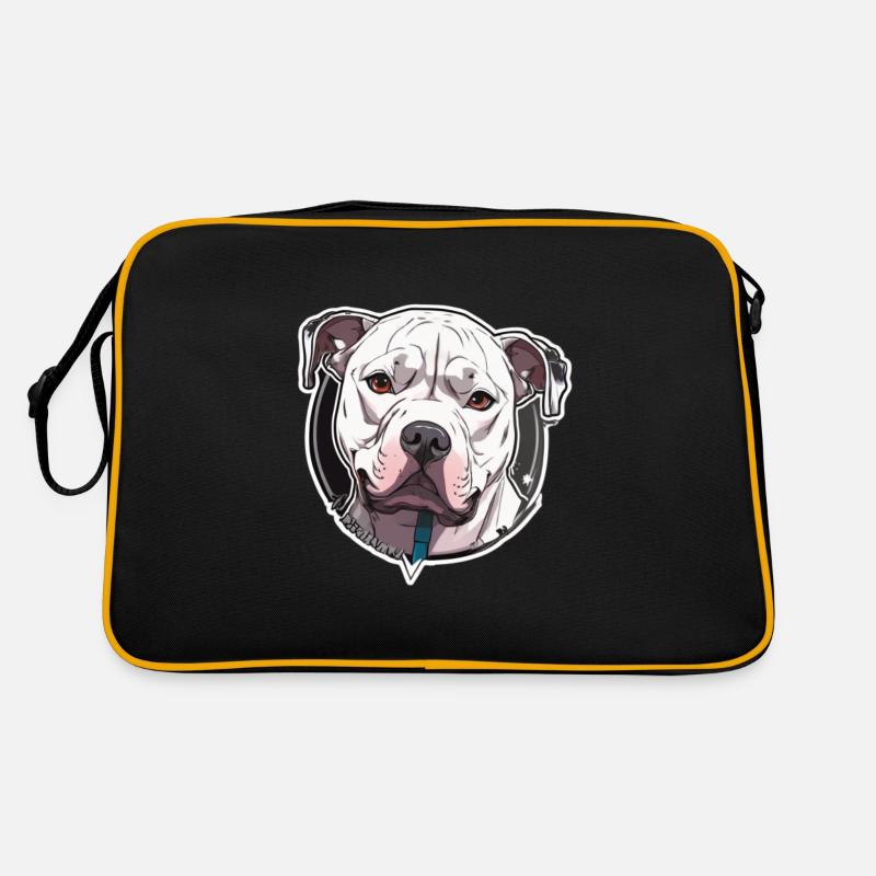 Pitbull Pitbull Dog Pitbull Clothing Pitbulls Retro Bag