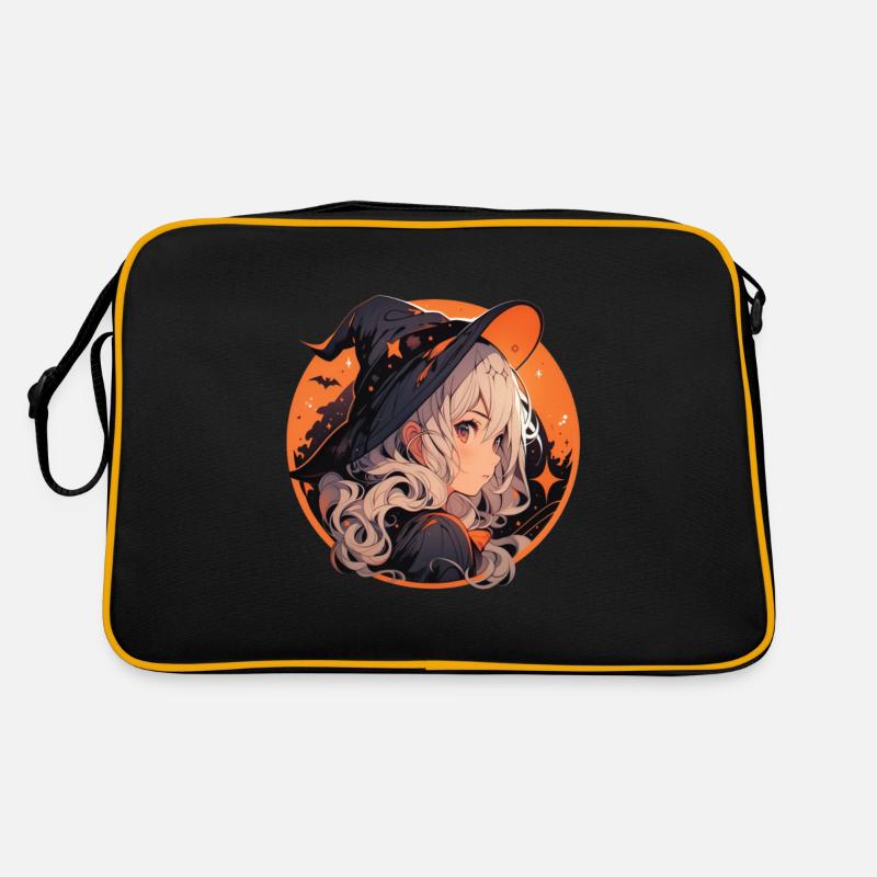 Sorcière Sorcière Sorcière Halloween Tenue de Sorcière Sac Retro