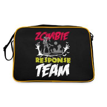 Zombie Lover Cosume for Funny Halloween - Retro Bag - black/gold - Back