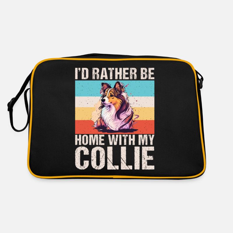 Cadeaux Collie Sac Retro