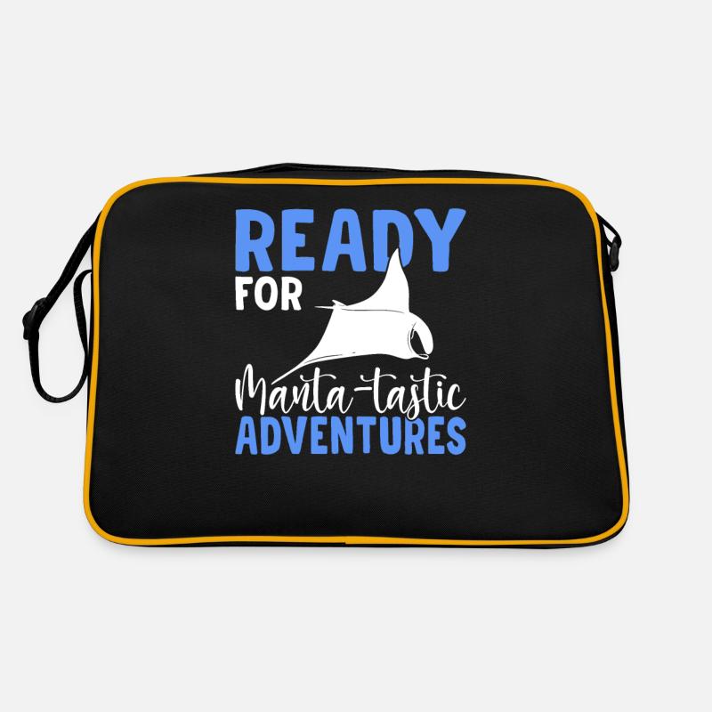 Manta rays, manta rays, manta rays, manta rays Retro Bag