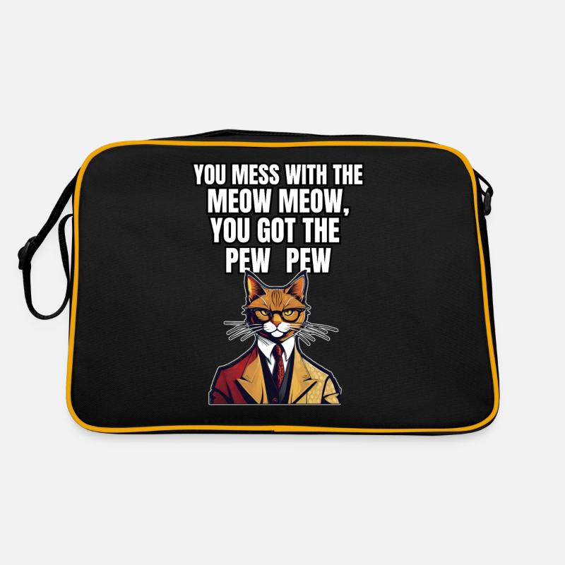 Chemise Chat Chat Cadeau Idée Mastic Sac Retro