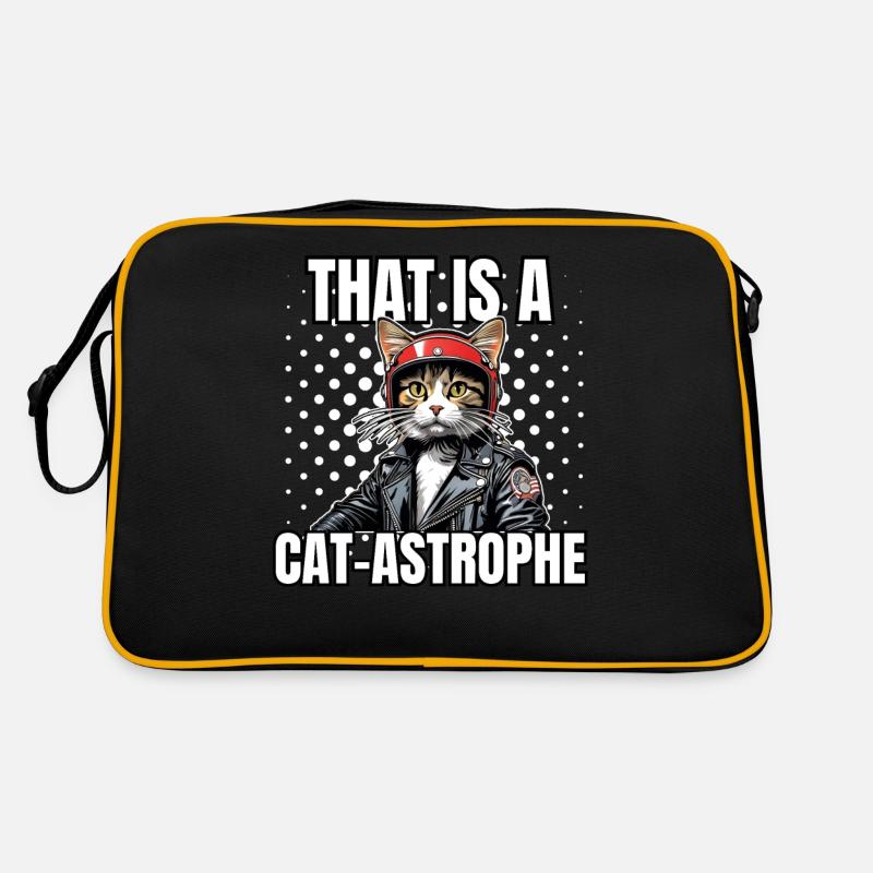 Katzen Katze Katzenshirt Katze Geschenkidee kitten Retro Tasche