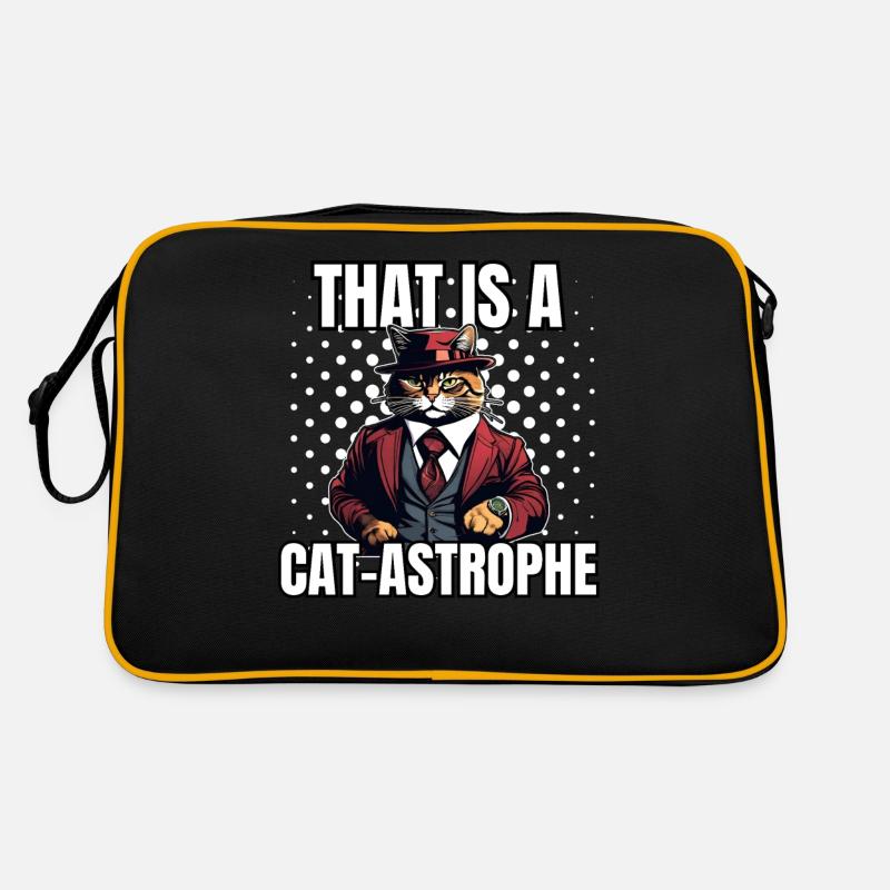 Katzen Katze Katzenshirt Katze Geschenkidee kitten Retro Tasche