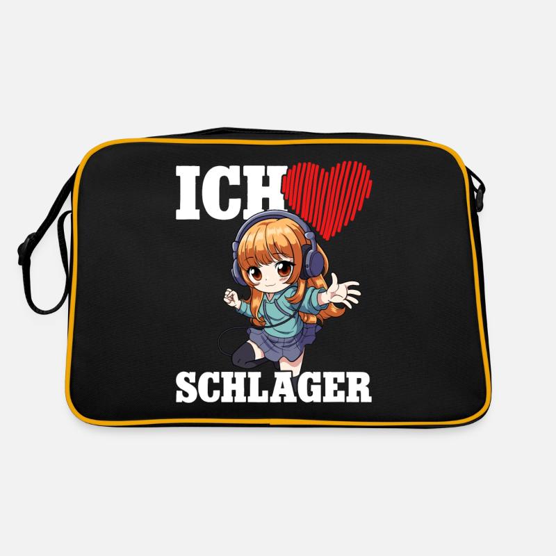 Ich Liebe Schlager Retro Tasche