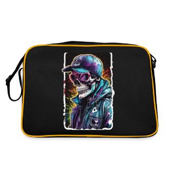 Crâne Lunettes de soleil Crânes Crânes Crânes Crânes Crânes - Sac Retro - noir/or - Dos