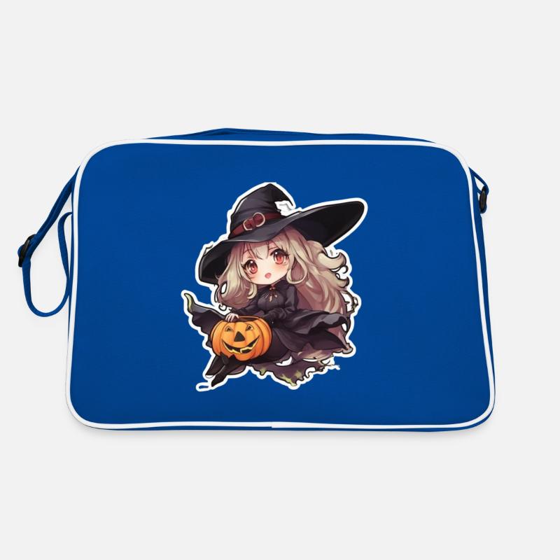 Hexe Halloween Retro Tasche