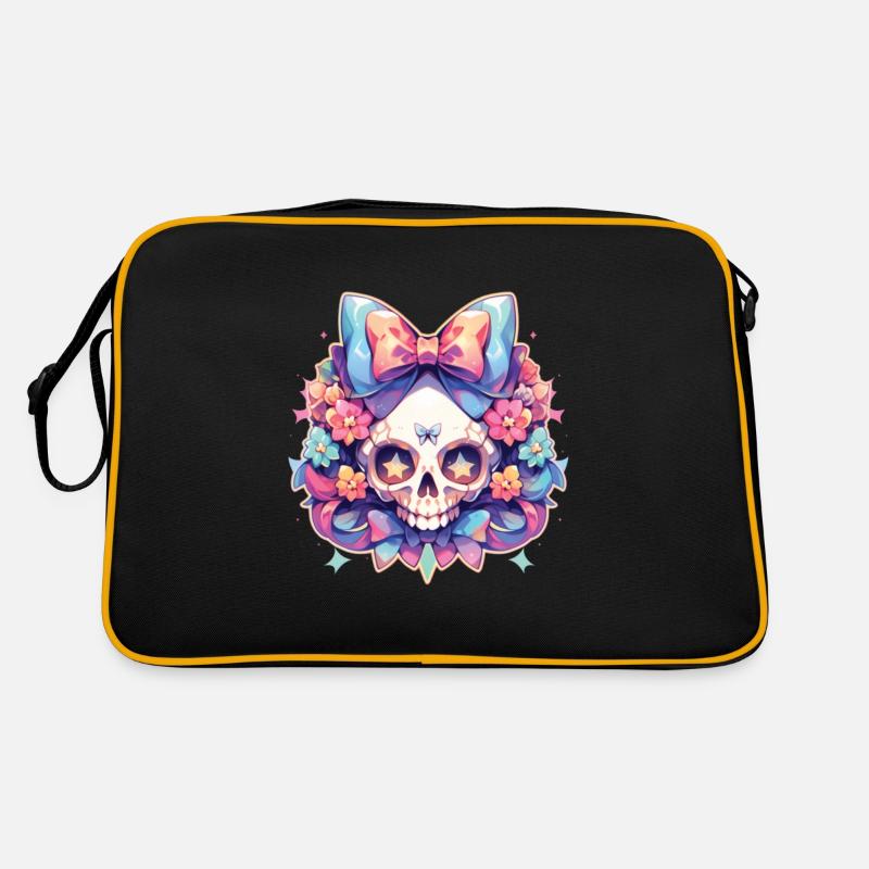 Skulls Retro Tasche
