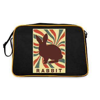 Rabbit Retro Vintage - Retro Bag - black/gold - Back