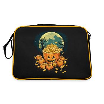 Spooky Mac 'n Cheese Costume Halloween Cheese - Retro Bag - black/gold - Back