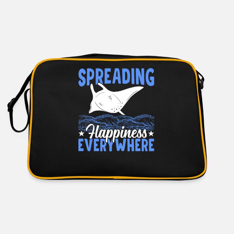 Mantarochen Verbreiten Flappiness Mantarochen Retro Tasche