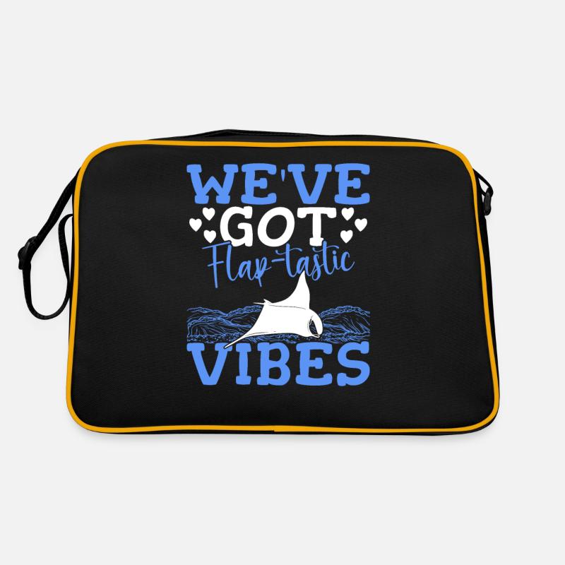 Mantarochen Flap-tastische Vibes Mantarochen Retro Tasche