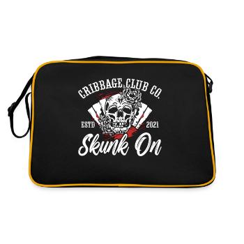 Cribbage Club Co. Skunk On Card Game Cartes à jouer - Sac Retro - noir/or - Dos