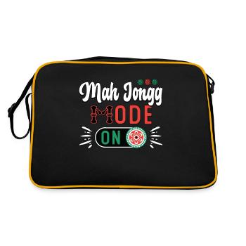 Mode Mah Jongg sur Loves Chinese Mahjong Board Game - Sac Retro - noir/or - Dos
