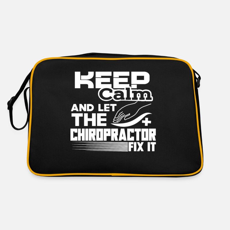 Chiropractor Let Chiropractor Fix It Retro Bag