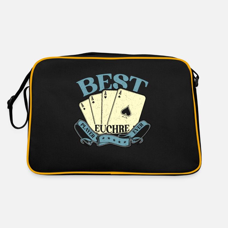 Euchre Best Euchre Player Ever Loves Playing Cards Retro Tasche