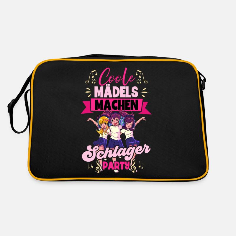 Coole Mädels Machen Schlager Retro Tasche