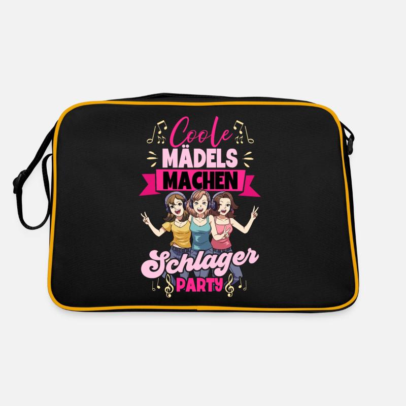Coole Mädels Machen Schlager Retro Tasche
