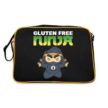Gluten Free Ninja Gluten Free Diet - Retro Bag - black/gold - Back
