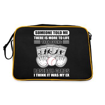 Someone Told Me There Is More Than Buying - Retro Bag - black/gold - Back