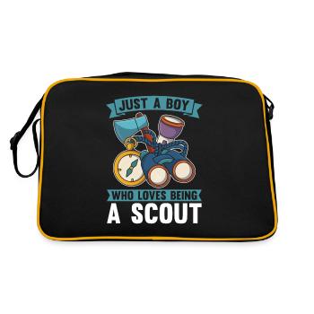 Boy Scout Boy - Retro Bag - black/gold - Back