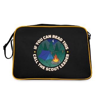 Scout Guide - Retro Bag - black/gold - Back