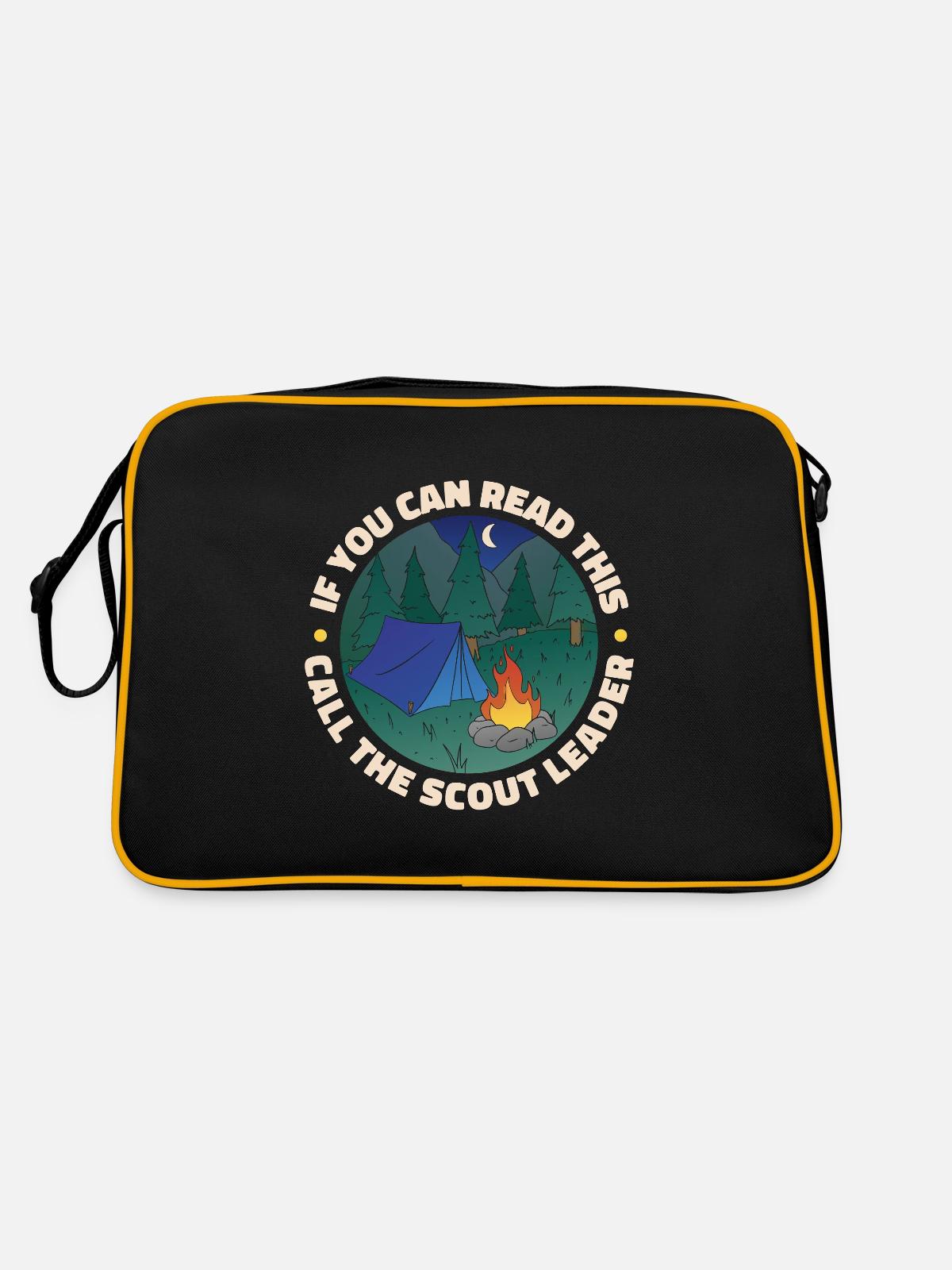 Scout Guide - Retro Bag - black/gold - Back