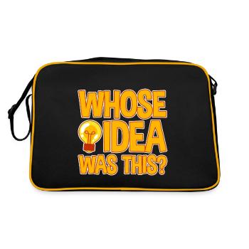 dont l’idée était cette 4 - Sac Retro - noir/or - Dos