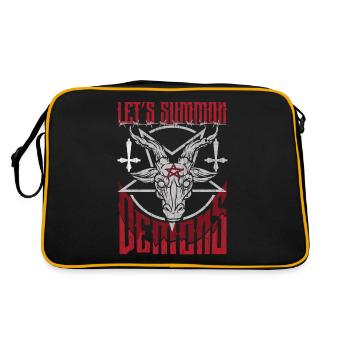 Occult - Retro Bag - black/gold - Back