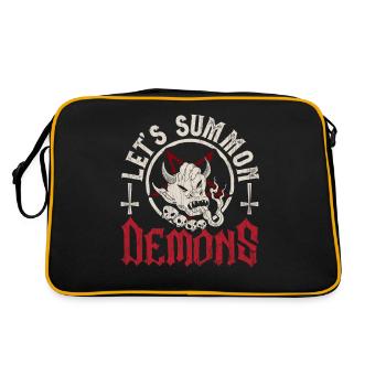Occult - Retro Bag - black/gold - Back