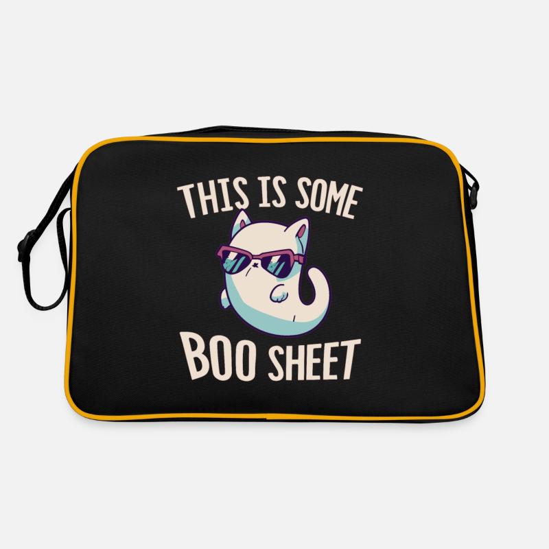 This Is Some Boo Sheet Katze Sonnenbrille Geist Retro Tasche
