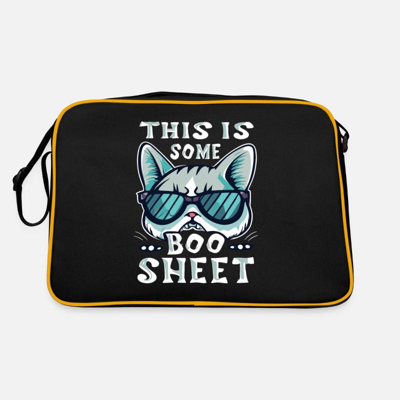 This Is Some Boo Sheet Katze Sonnenbrille Geist Retro Tasche