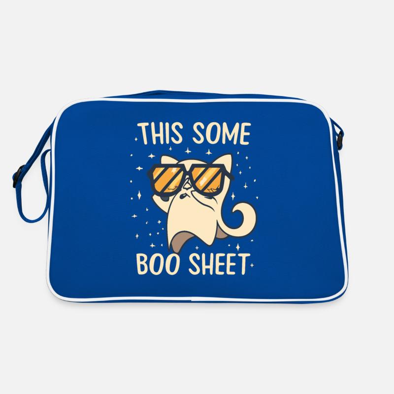 This Is Some Boo Sheet Katze Sonnenbrille Geist Retro Tasche