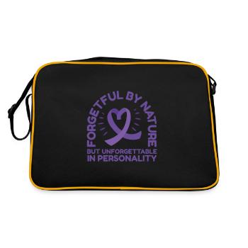 Forgetful by nature, but from the - Retro Bag - black/gold - Back