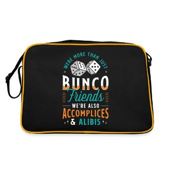 Bunco était plus qu’une simple soirée de jeu Bunco Friends - Sac Retro - noir/or - Dos