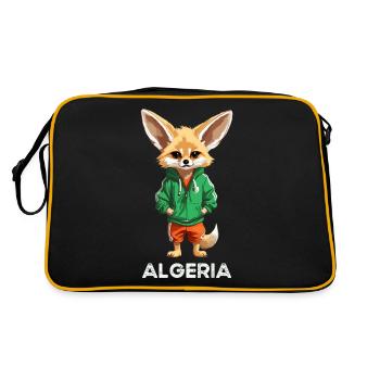 Algérie Maillot Fennec Algerien Supporter Football - Sac Retro - noir/or - Dos