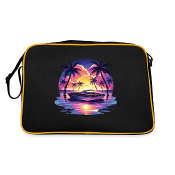 Bateau - Sac Retro - noir/or - Dos