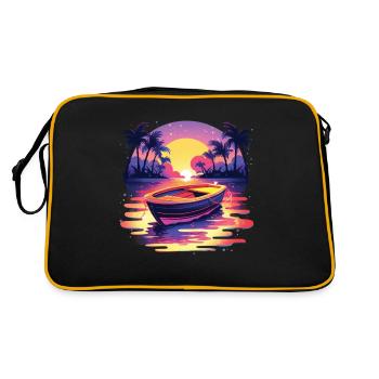 Bateau - Sac Retro - noir/or - Dos