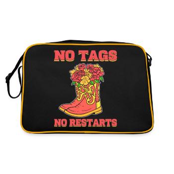 No Tags No Restarts Line Dance Line Dancing - Retro Bag - black/gold - Back