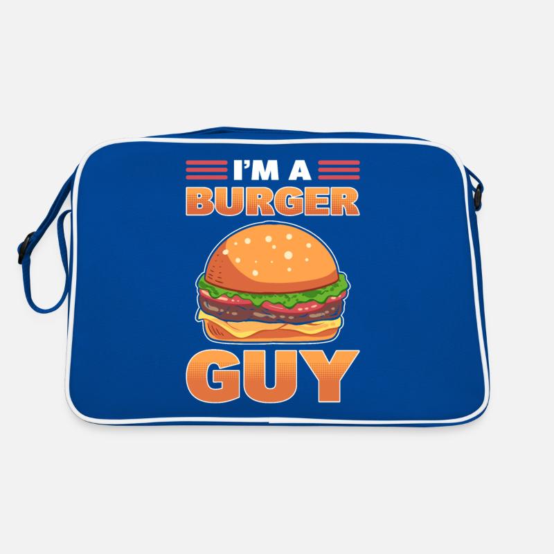 Je suis un hamburger de type burger Sac Retro