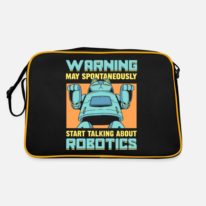 Warning May Spontaneously Start Talking About Retro Bag