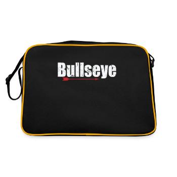 Tir à l’arc Bullseye - Sac Retro - noir/or - Dos